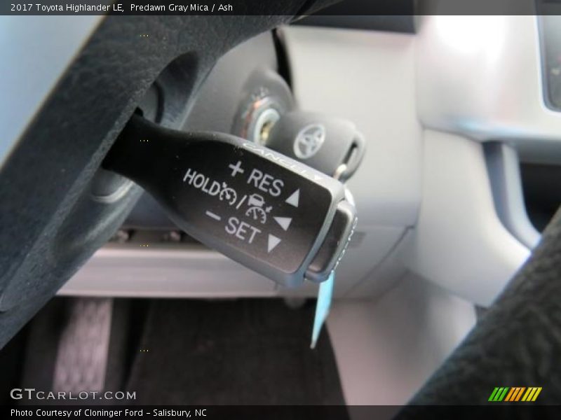 Controls of 2017 Highlander LE