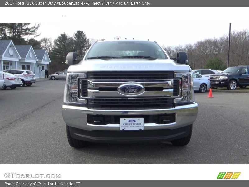 Ingot Silver / Medium Earth Gray 2017 Ford F350 Super Duty XL SuperCab 4x4