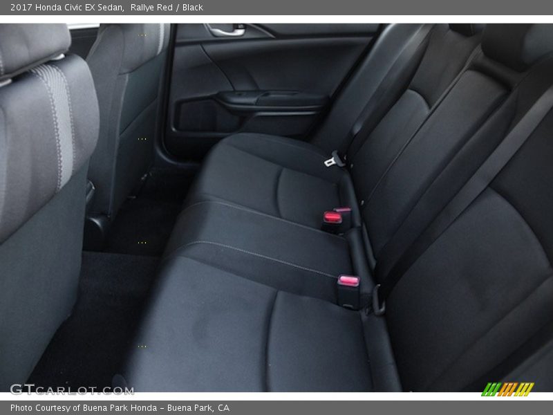 Rallye Red / Black 2017 Honda Civic EX Sedan
