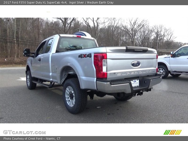 Ingot Silver / Medium Earth Gray 2017 Ford F350 Super Duty XL SuperCab 4x4