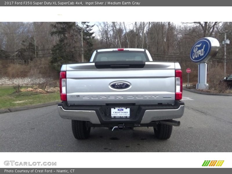 Ingot Silver / Medium Earth Gray 2017 Ford F350 Super Duty XL SuperCab 4x4