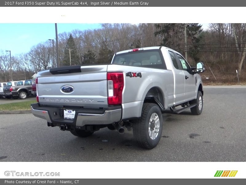 Ingot Silver / Medium Earth Gray 2017 Ford F350 Super Duty XL SuperCab 4x4