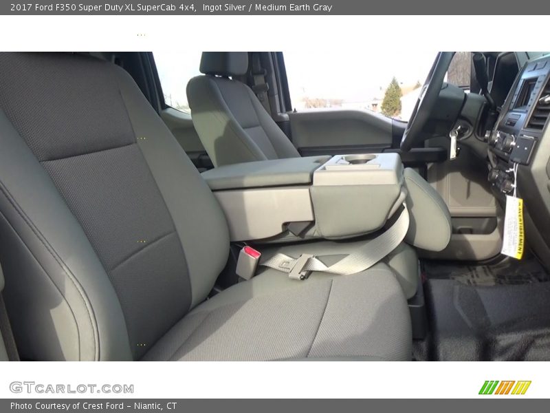Ingot Silver / Medium Earth Gray 2017 Ford F350 Super Duty XL SuperCab 4x4