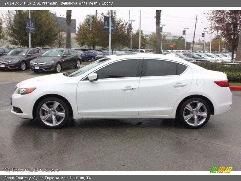 Bellanova White Pearl / Ebony 2014 Acura ILX 2.0L Premium