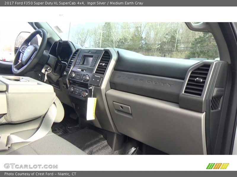 Ingot Silver / Medium Earth Gray 2017 Ford F350 Super Duty XL SuperCab 4x4