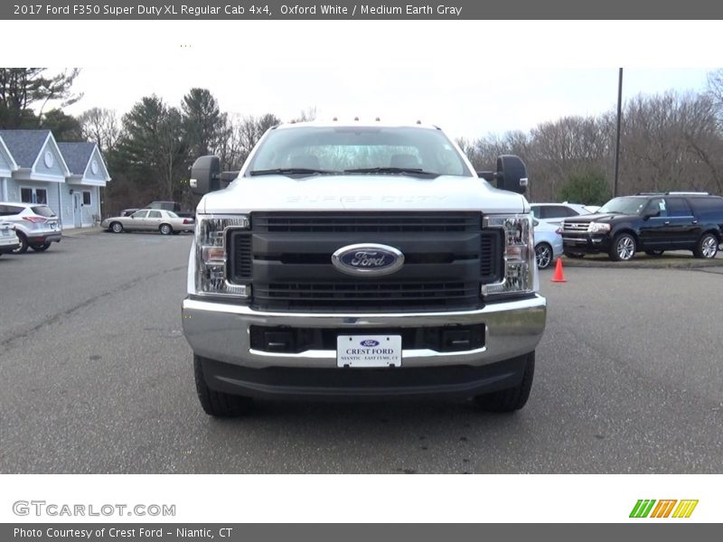 Oxford White / Medium Earth Gray 2017 Ford F350 Super Duty XL Regular Cab 4x4