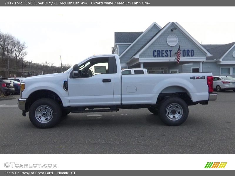 Oxford White / Medium Earth Gray 2017 Ford F350 Super Duty XL Regular Cab 4x4