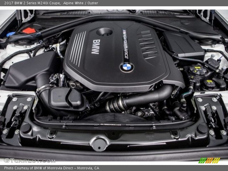 Alpine White / Oyster 2017 BMW 2 Series M240i Coupe