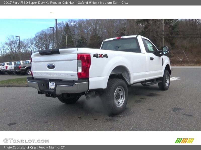 Oxford White / Medium Earth Gray 2017 Ford F350 Super Duty XL Regular Cab 4x4