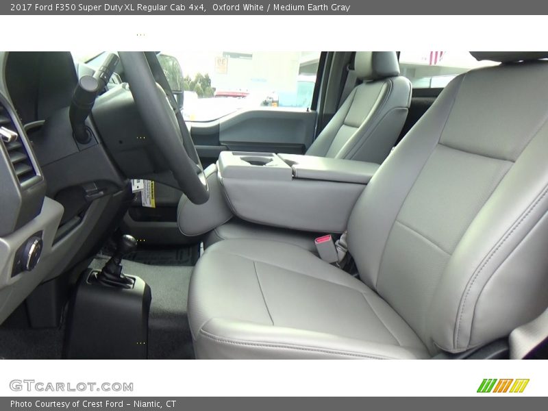 Oxford White / Medium Earth Gray 2017 Ford F350 Super Duty XL Regular Cab 4x4