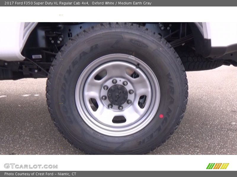 Oxford White / Medium Earth Gray 2017 Ford F350 Super Duty XL Regular Cab 4x4