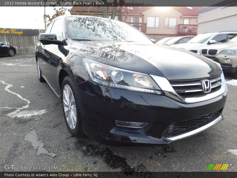 Crystal Black Pearl / Black 2013 Honda Accord EX Sedan