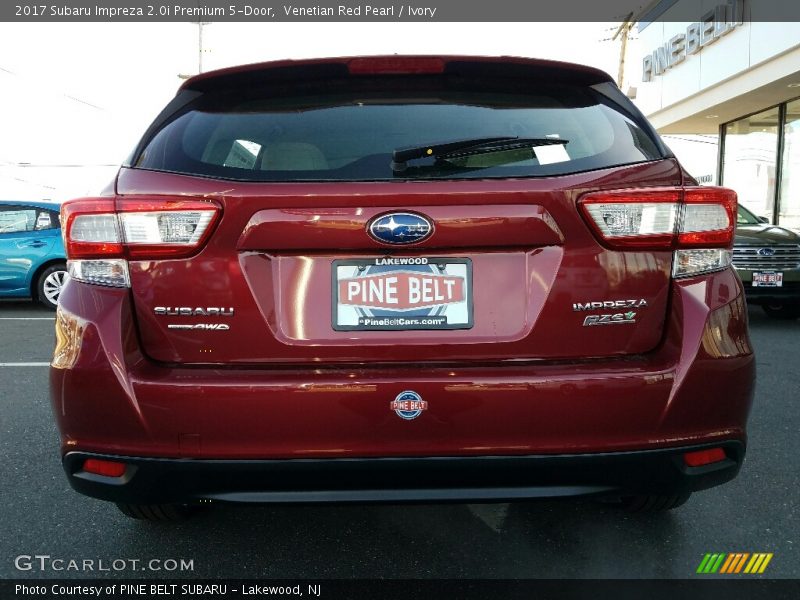 Venetian Red Pearl / Ivory 2017 Subaru Impreza 2.0i Premium 5-Door
