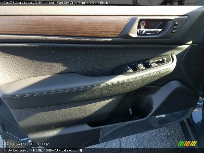 Carbide Gray Metallic / Slate Black 2017 Subaru Legacy 3.6R Limited