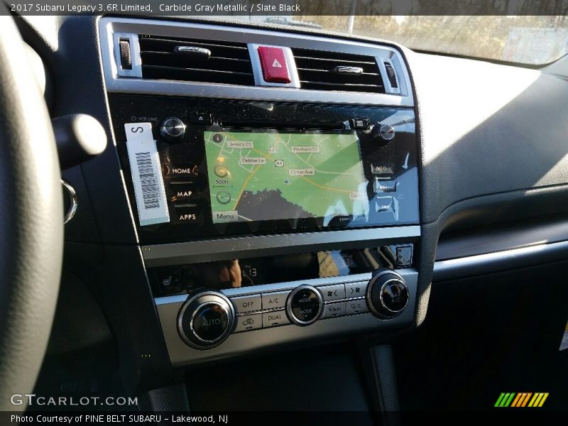 Carbide Gray Metallic / Slate Black 2017 Subaru Legacy 3.6R Limited