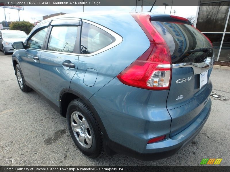 Mountain Air Metallic / Beige 2015 Honda CR-V LX AWD