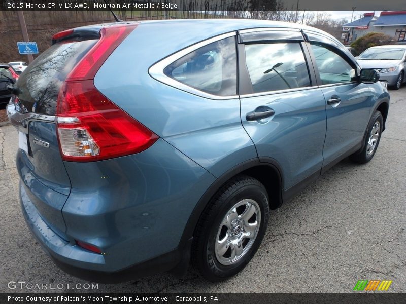 Mountain Air Metallic / Beige 2015 Honda CR-V LX AWD