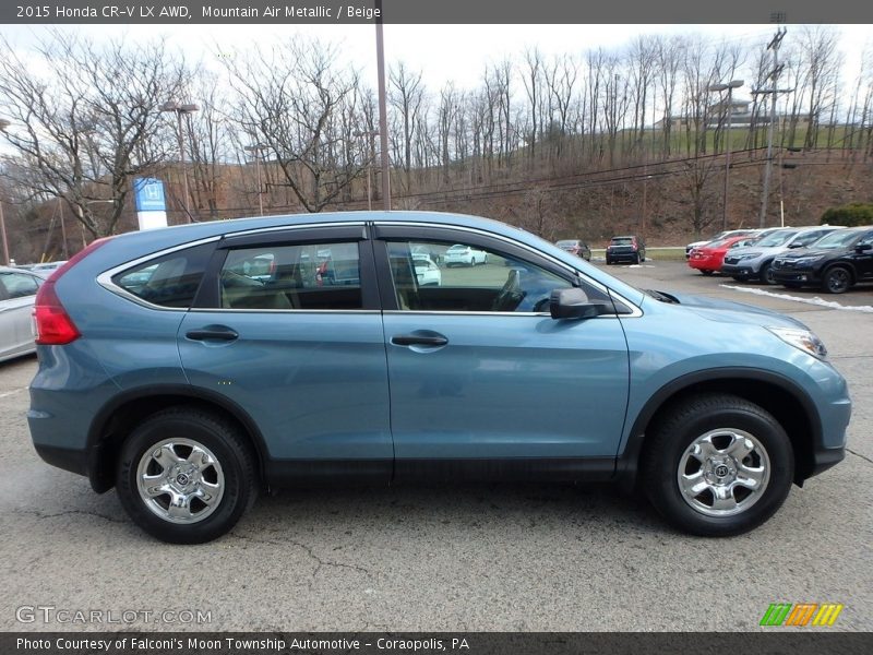 Mountain Air Metallic / Beige 2015 Honda CR-V LX AWD