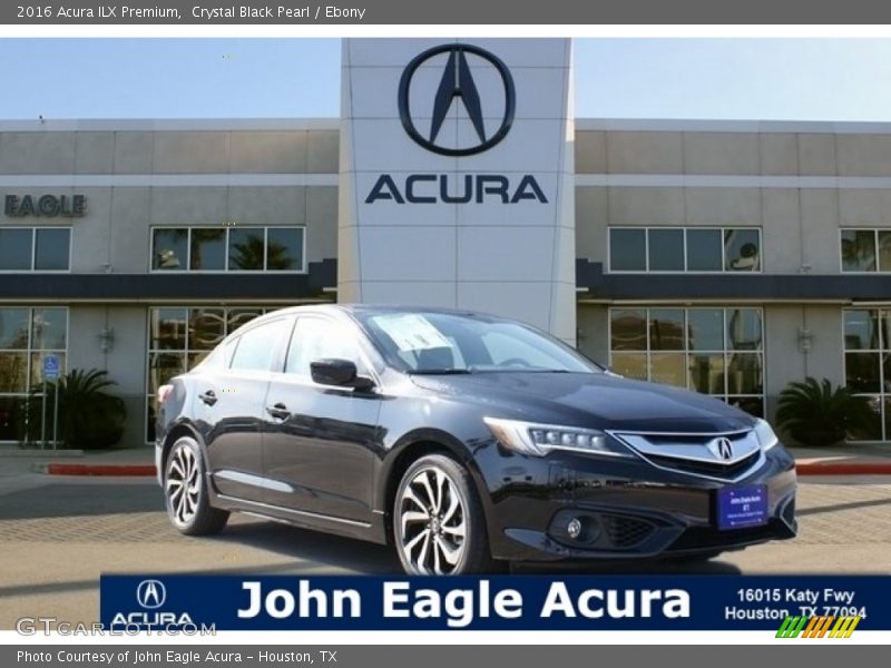 Crystal Black Pearl / Ebony 2016 Acura ILX Premium
