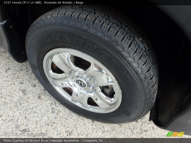 Mountain Air Metallic / Beige 2015 Honda CR-V LX AWD