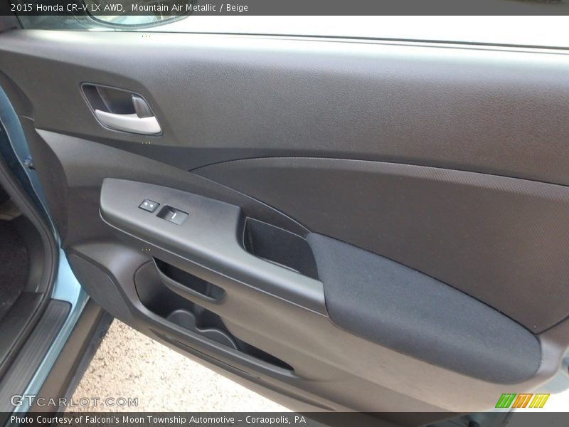 Mountain Air Metallic / Beige 2015 Honda CR-V LX AWD