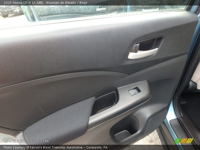 Mountain Air Metallic / Beige 2015 Honda CR-V LX AWD