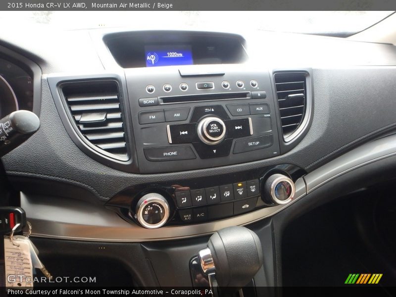Mountain Air Metallic / Beige 2015 Honda CR-V LX AWD