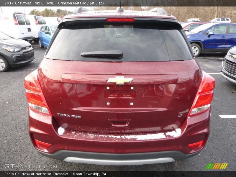 Crimson Metallic / Jet Black 2017 Chevrolet Trax LT AWD