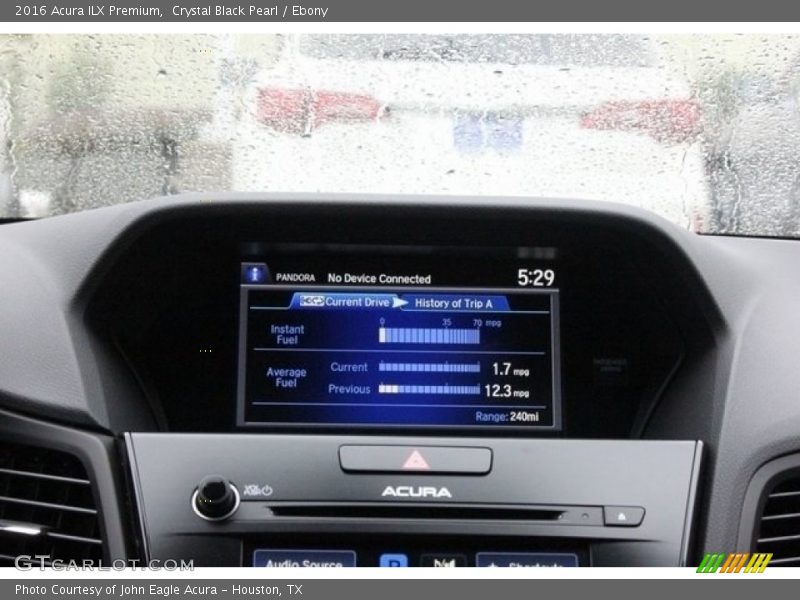 Crystal Black Pearl / Ebony 2016 Acura ILX Premium