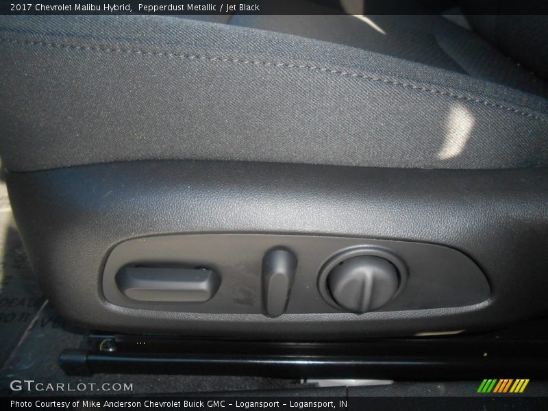Pepperdust Metallic / Jet Black 2017 Chevrolet Malibu Hybrid