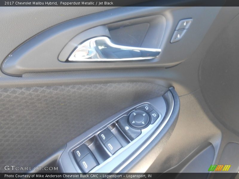 Pepperdust Metallic / Jet Black 2017 Chevrolet Malibu Hybrid