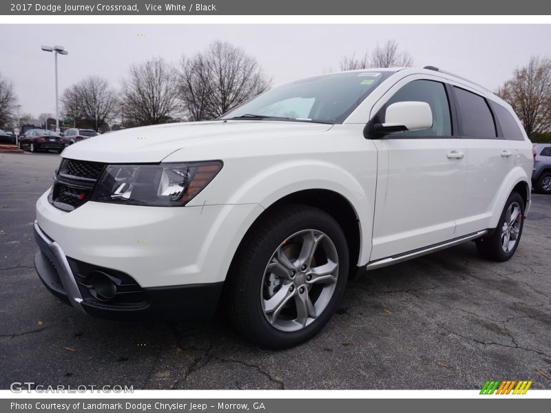 Vice White / Black 2017 Dodge Journey Crossroad