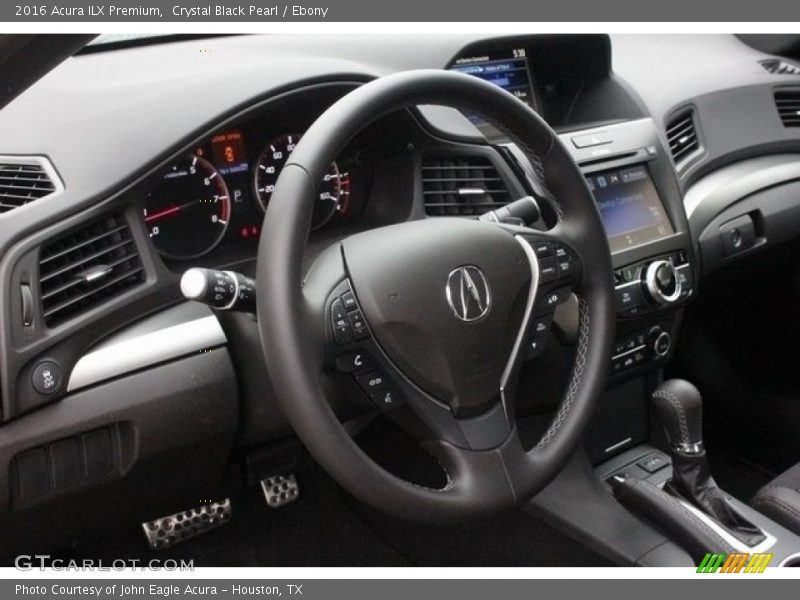 Crystal Black Pearl / Ebony 2016 Acura ILX Premium
