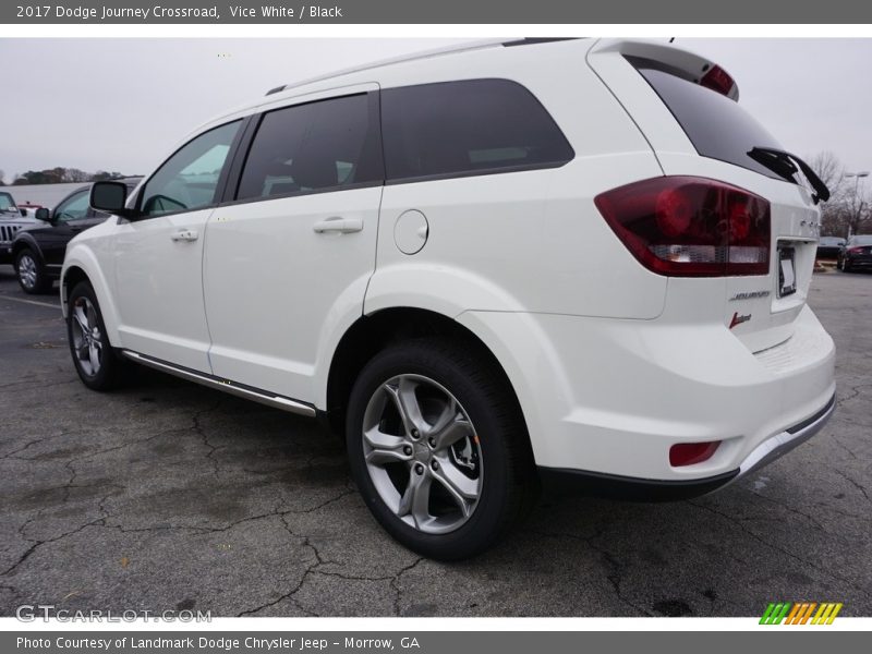 Vice White / Black 2017 Dodge Journey Crossroad