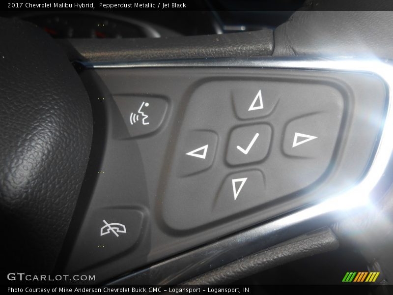 Pepperdust Metallic / Jet Black 2017 Chevrolet Malibu Hybrid