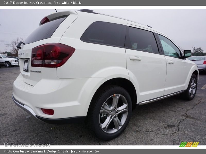 Vice White / Black 2017 Dodge Journey Crossroad