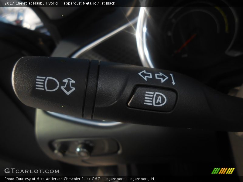 Pepperdust Metallic / Jet Black 2017 Chevrolet Malibu Hybrid