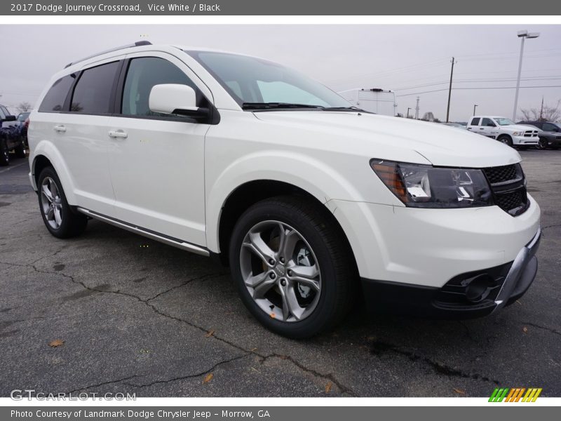Vice White / Black 2017 Dodge Journey Crossroad