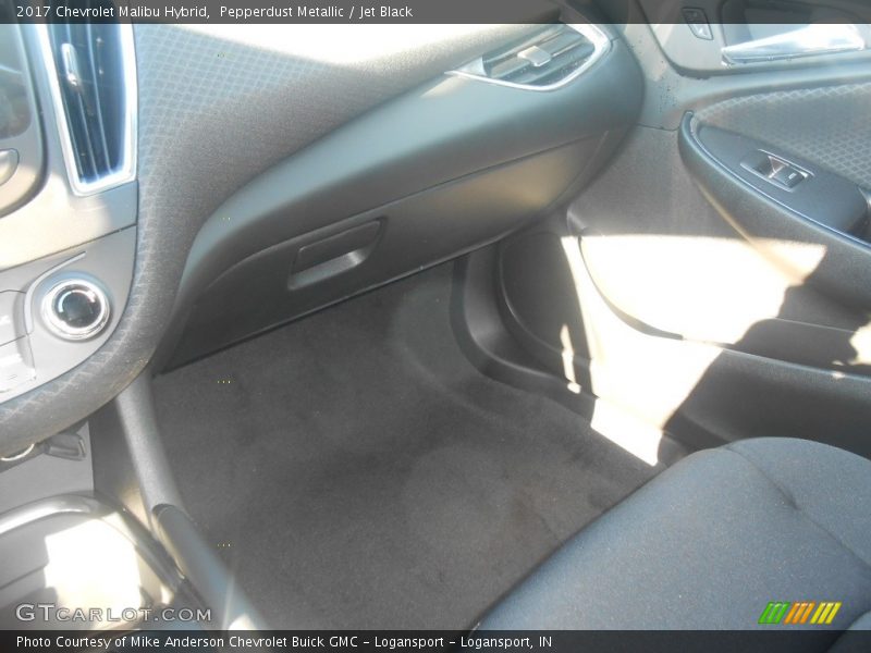 Pepperdust Metallic / Jet Black 2017 Chevrolet Malibu Hybrid