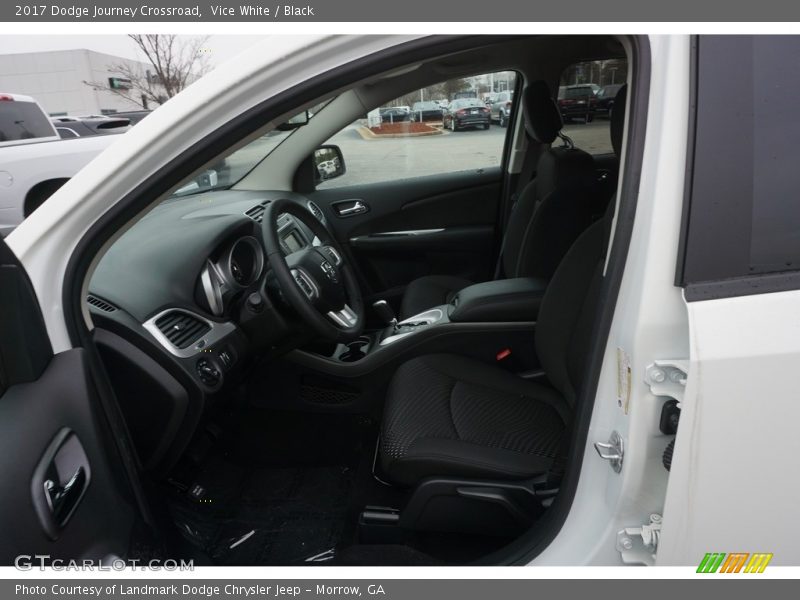 Vice White / Black 2017 Dodge Journey Crossroad