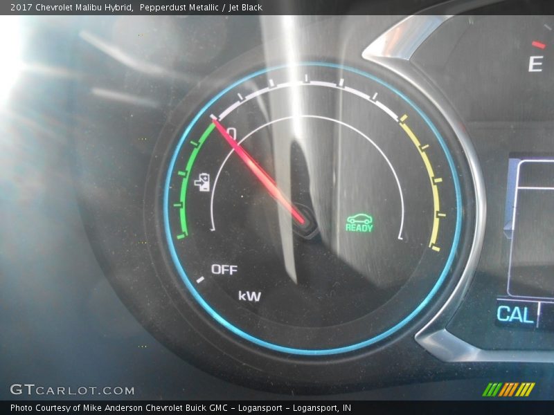 Pepperdust Metallic / Jet Black 2017 Chevrolet Malibu Hybrid
