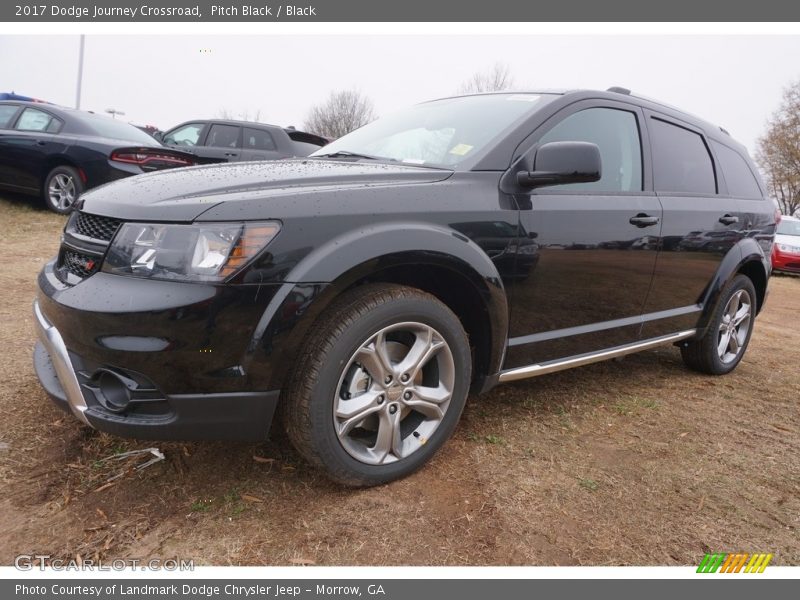 Pitch Black / Black 2017 Dodge Journey Crossroad