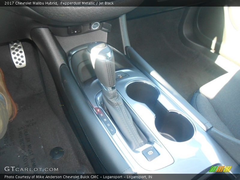 Pepperdust Metallic / Jet Black 2017 Chevrolet Malibu Hybrid