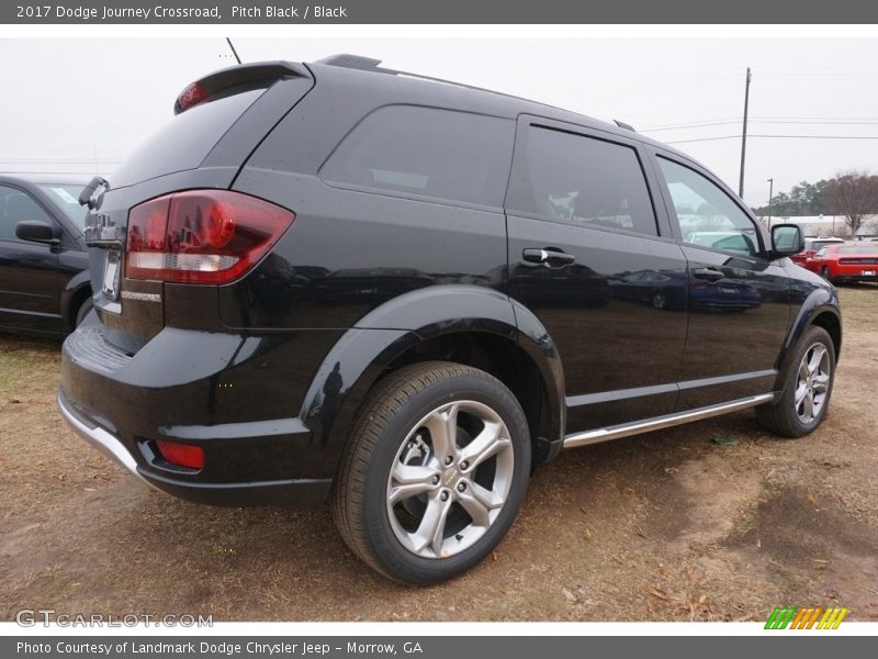 Pitch Black / Black 2017 Dodge Journey Crossroad