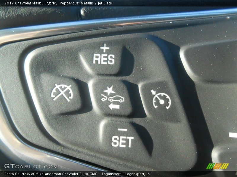 Pepperdust Metallic / Jet Black 2017 Chevrolet Malibu Hybrid