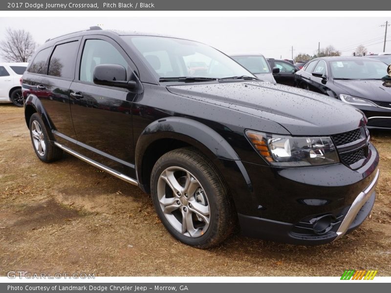 Pitch Black / Black 2017 Dodge Journey Crossroad