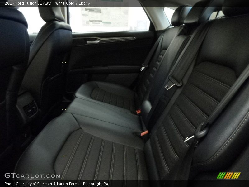 White Gold / Ebony 2017 Ford Fusion SE AWD