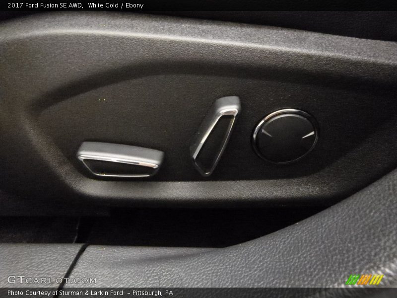 White Gold / Ebony 2017 Ford Fusion SE AWD