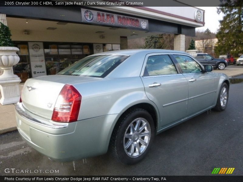 Satin Jade Pearl / Dark Slate Gray/Light Graystone 2005 Chrysler 300 C HEMI