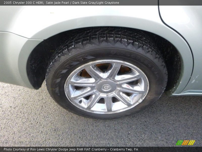 Satin Jade Pearl / Dark Slate Gray/Light Graystone 2005 Chrysler 300 C HEMI